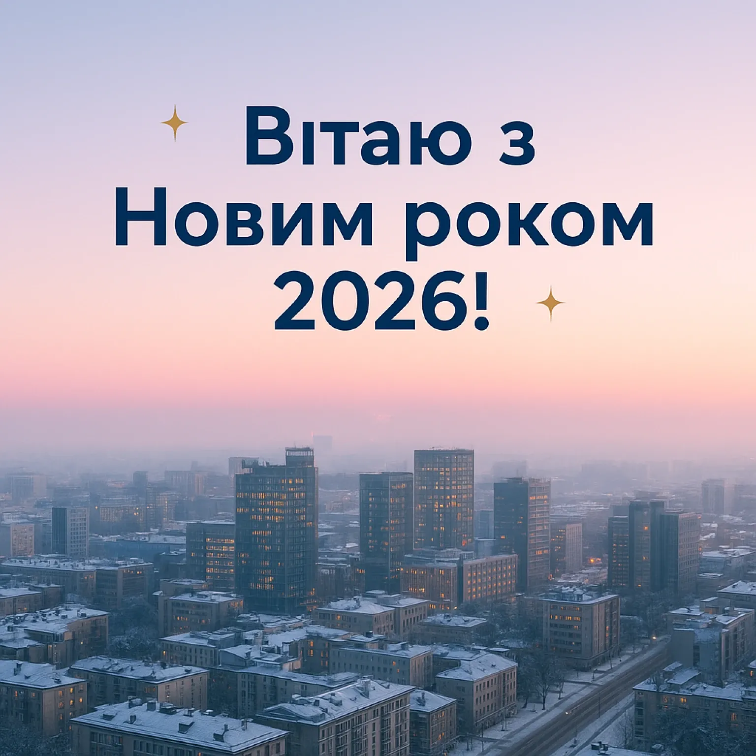 Привітання з новим роком 2026