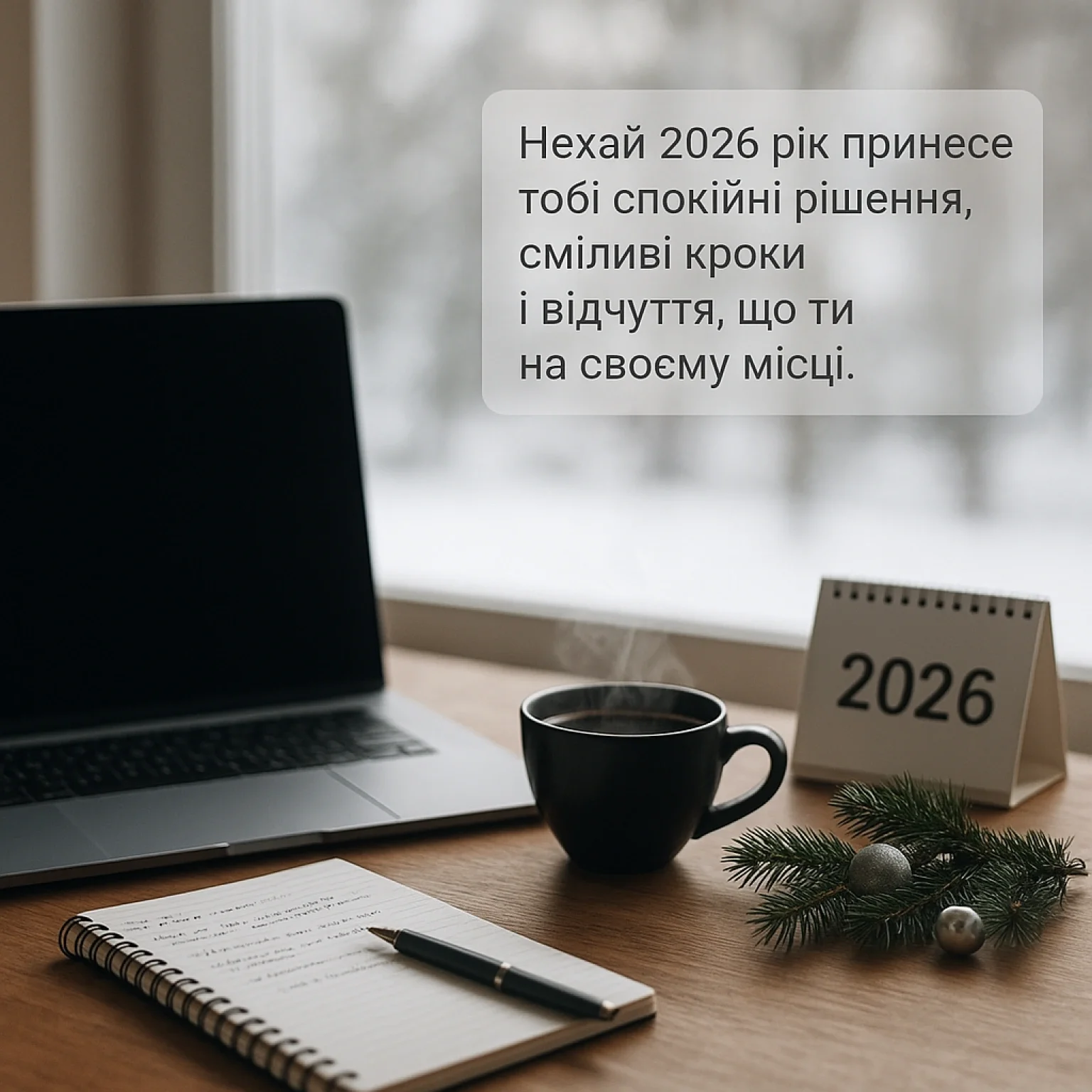 Привітання з новим роком 2026