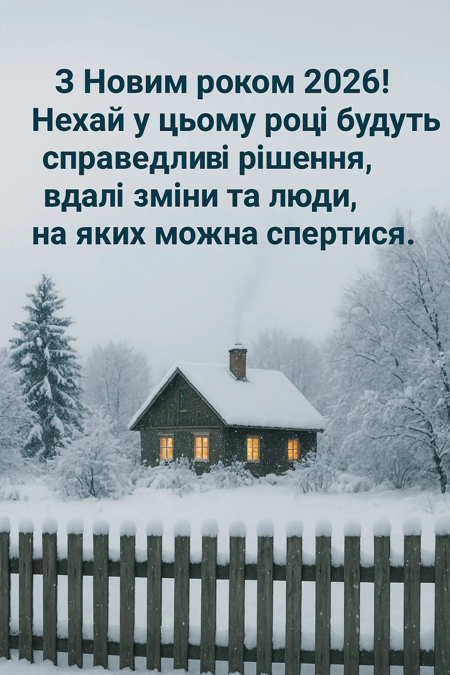 Привітання з новим роком 2026