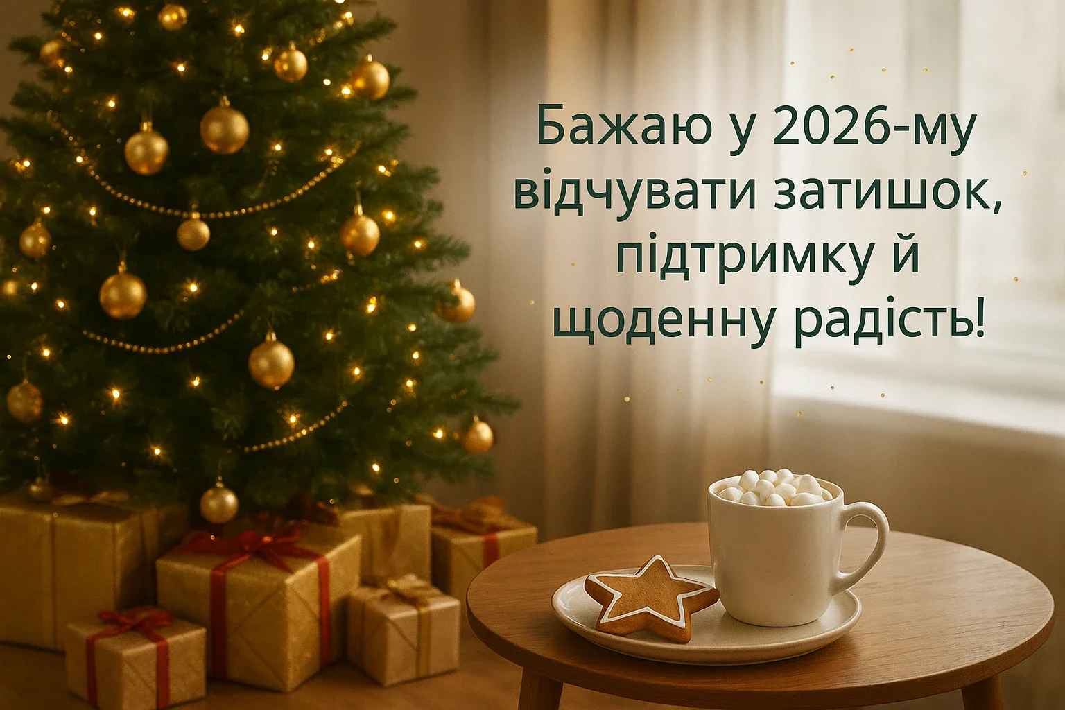 Привітання з прийдешнім новим роком 2026: свято наближається