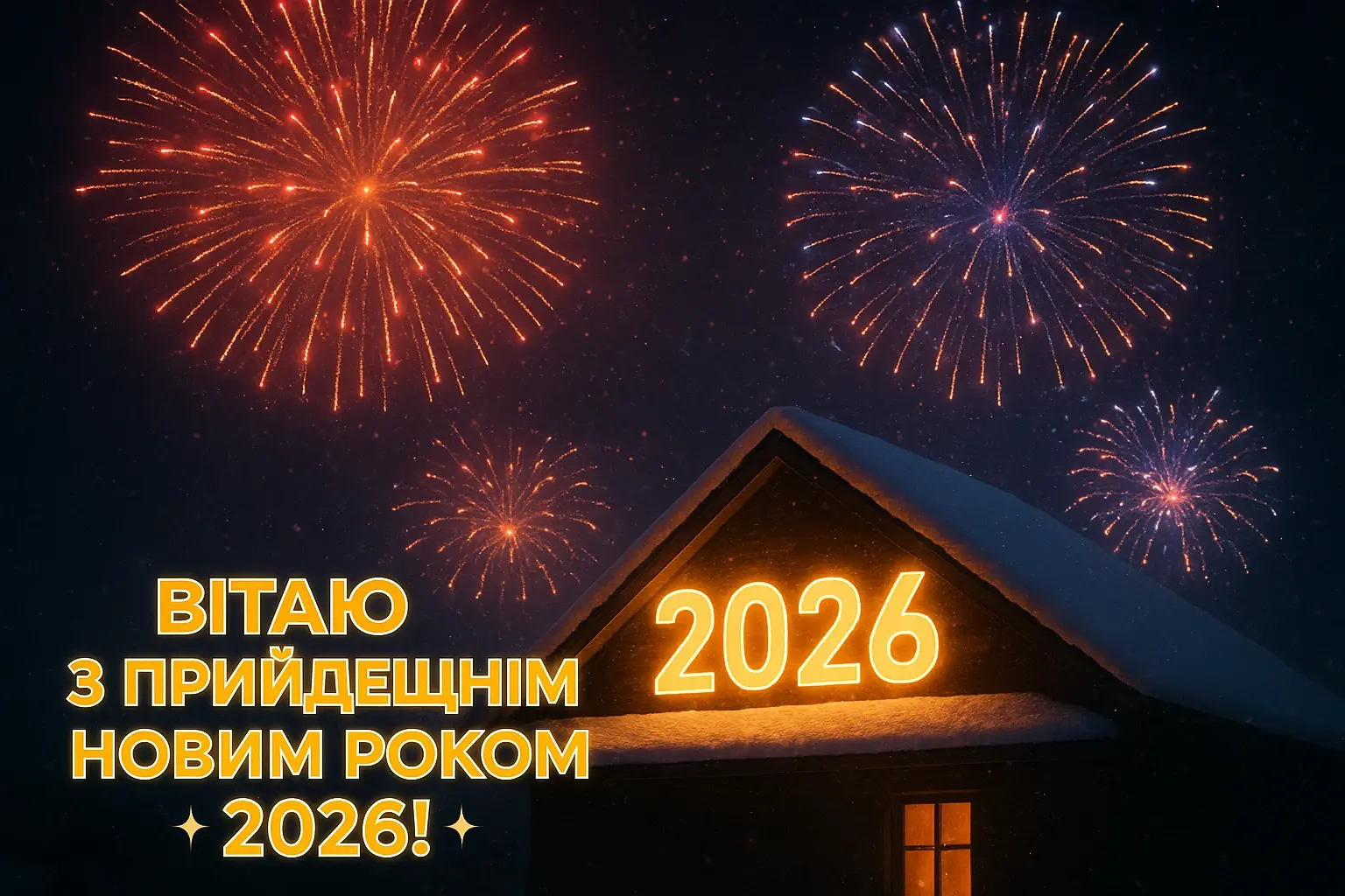 Привітання з прийдешнім новим роком 2026: свято наближається
