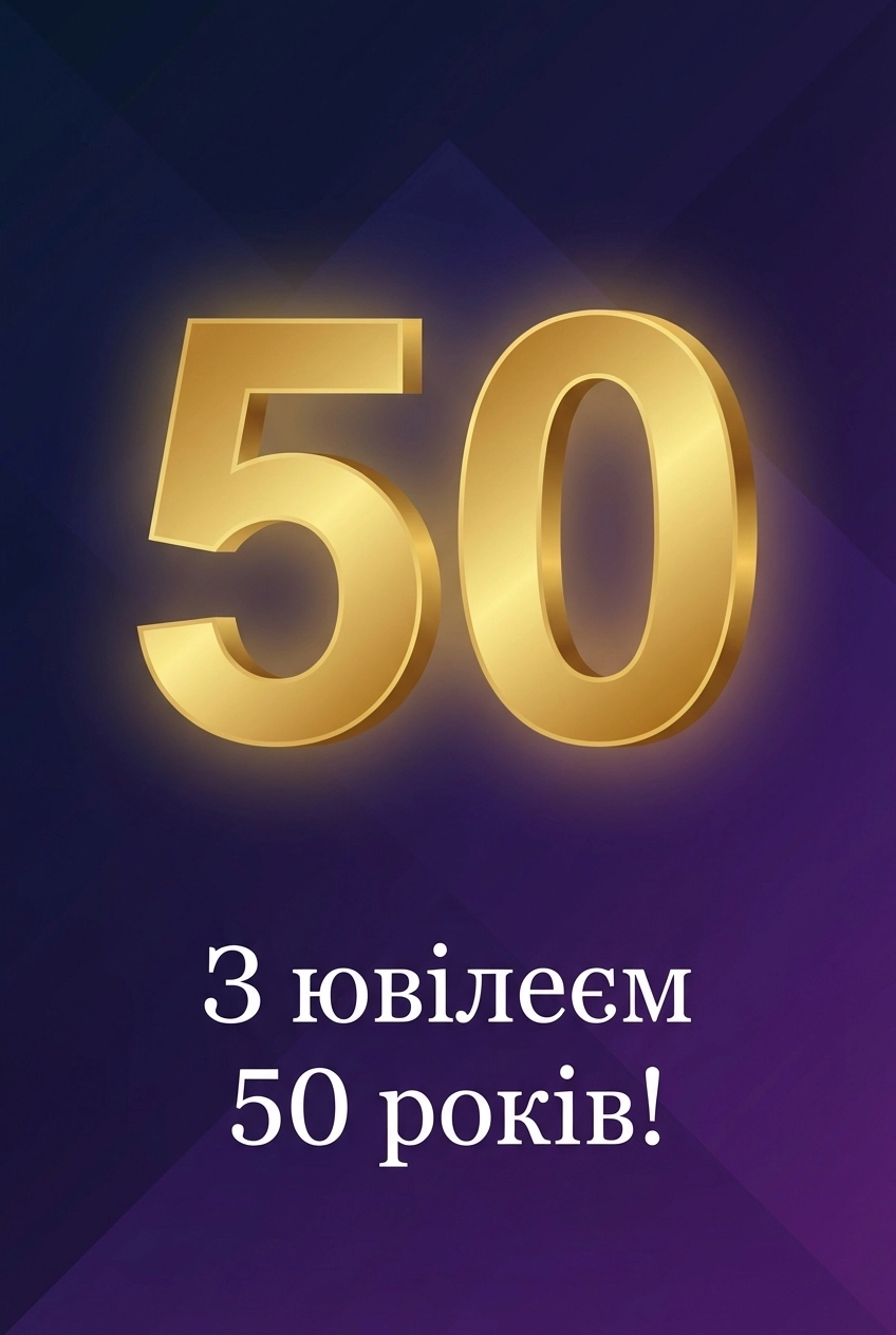 вітання брату з ювілеєм 50 років
