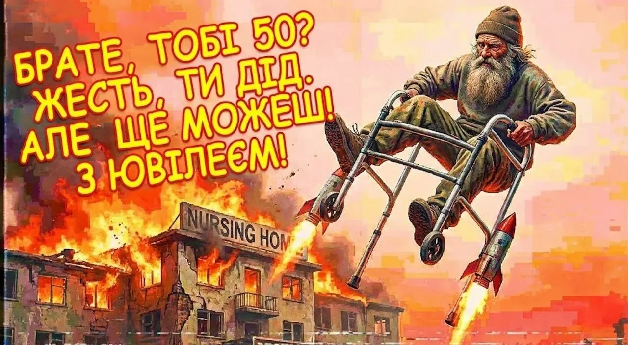Привітання з ювілеєм 50 років для брата