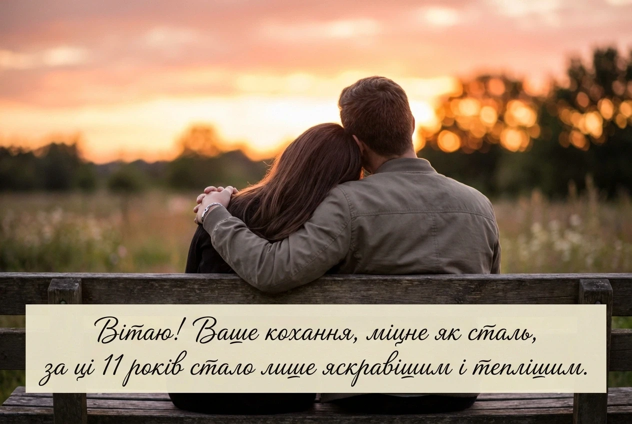 11 років весілля картинки