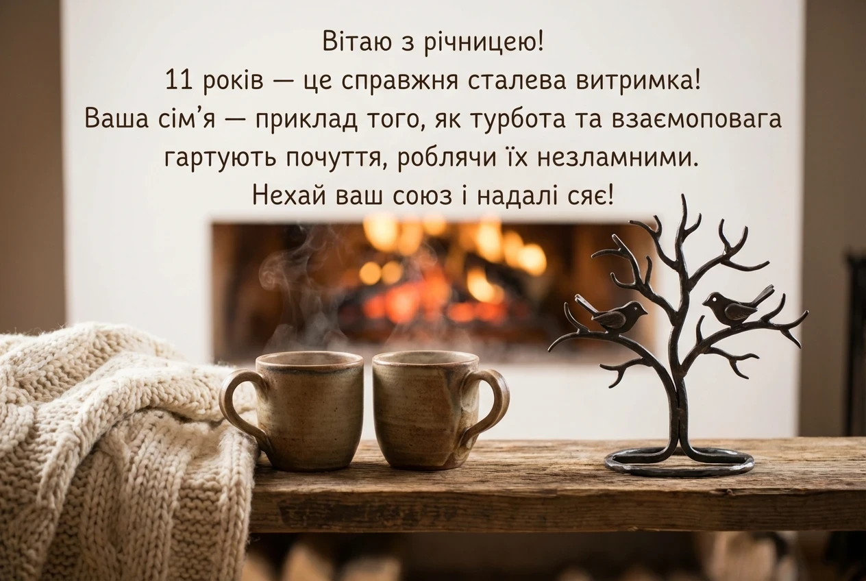 11 років весілля картинки