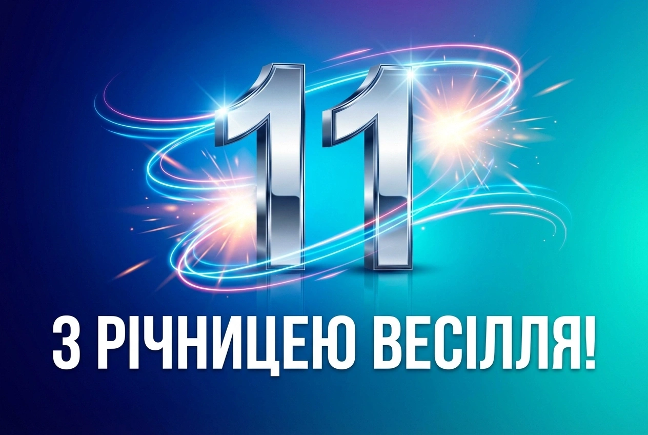 11 років весілля картинки