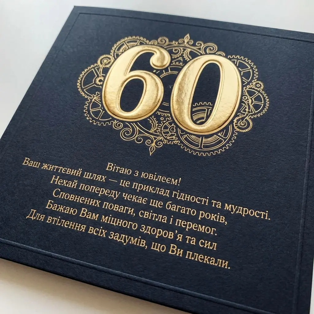 привітання чоловіку 60 річчям з ювілеєм мужчині