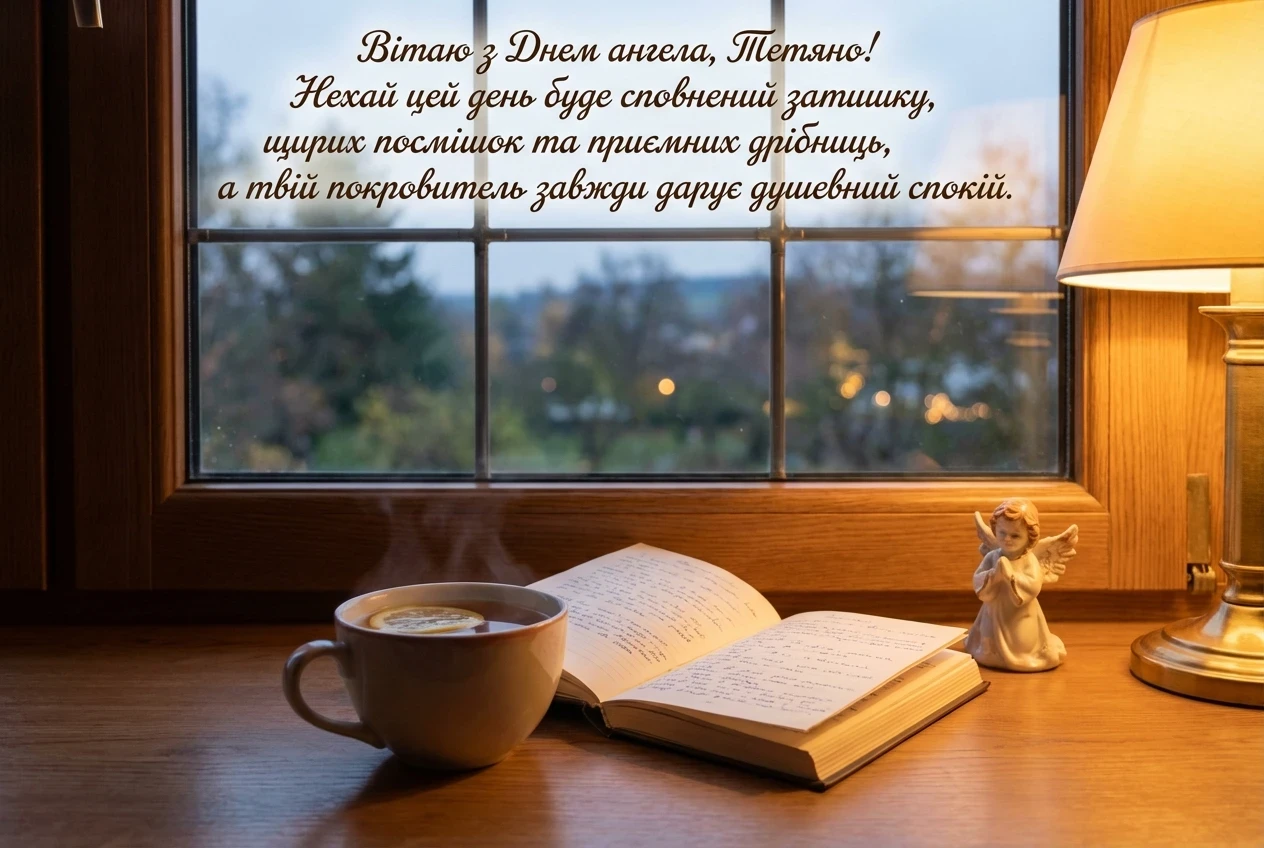 з днем ангела тетяна українською