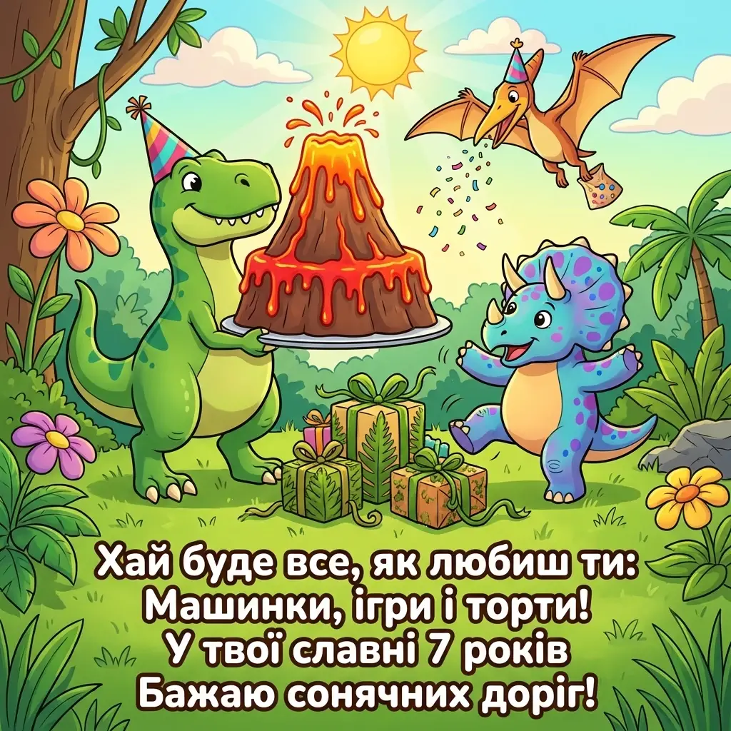 з днем народження хлопчику 7 років картинки