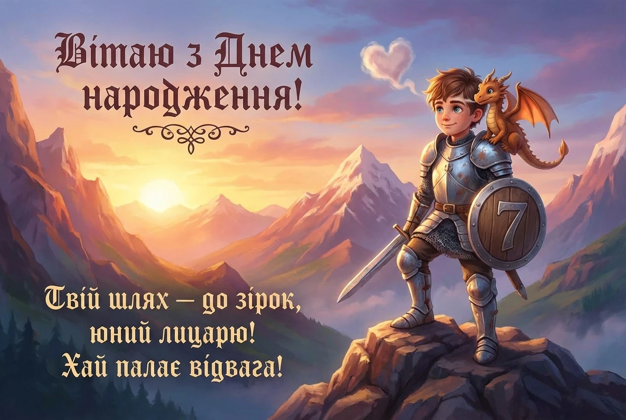 з днем народження хлопчику 7 років картинки