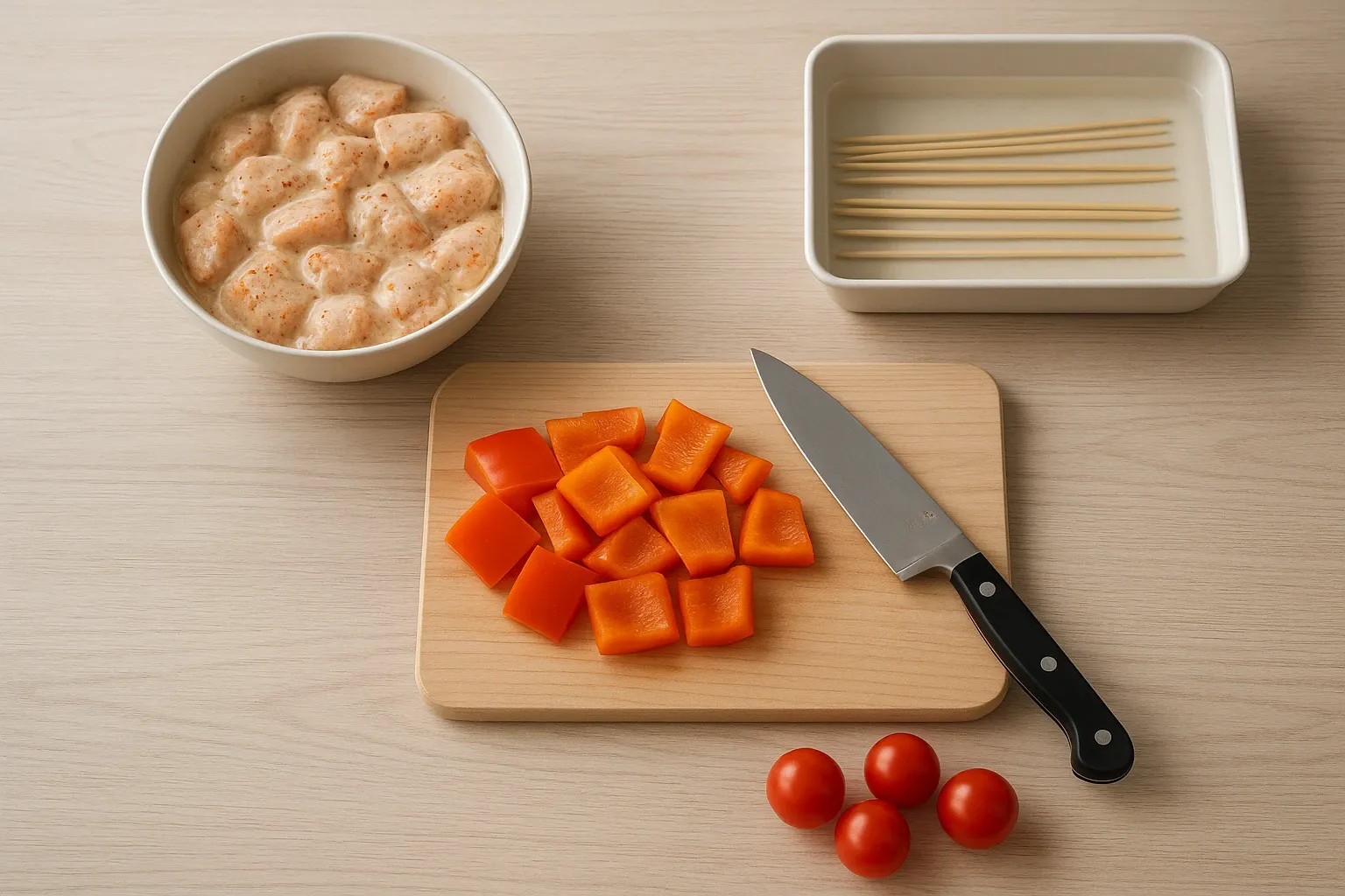 куриные шашлычки на шпажках в духовке куриные шашлычки на шпажках в духовке
