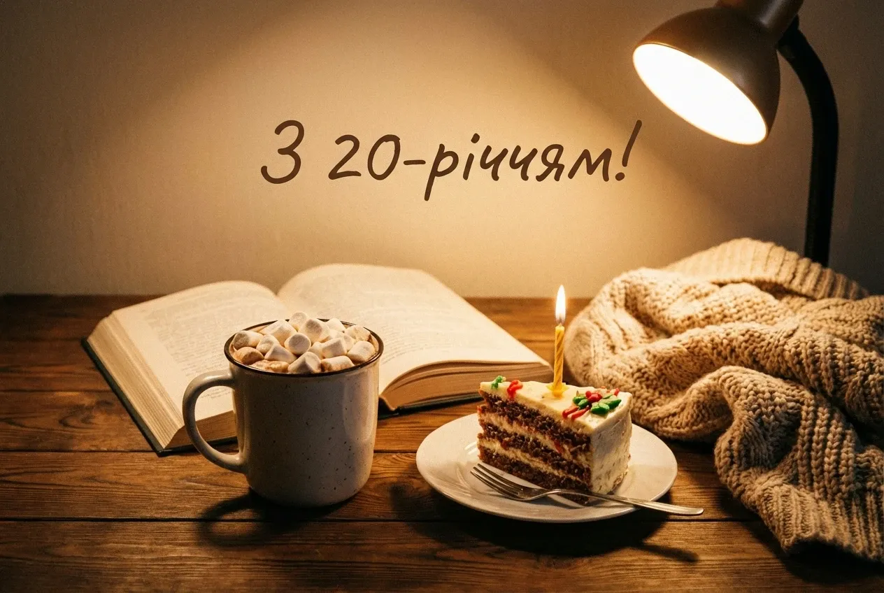привітання з ювілеєм 20 років дівчині