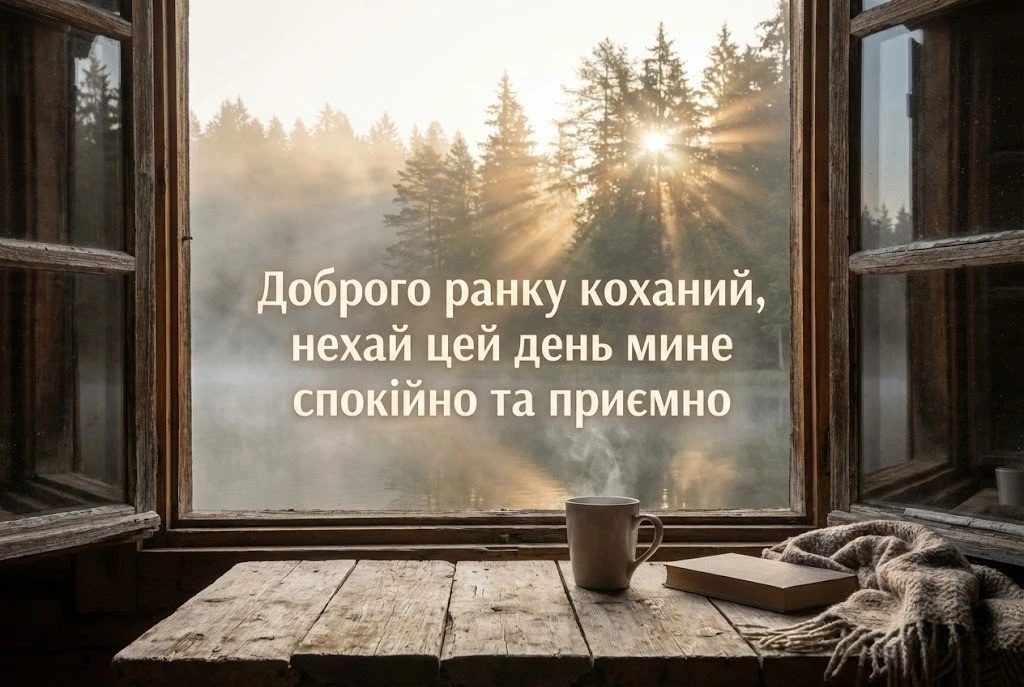Доброго ранку, коханий: найкращі картинки та душевні побажання для гарного дня