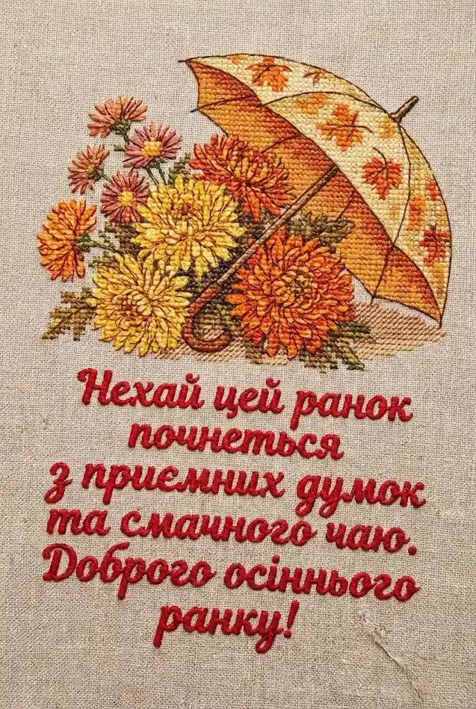 Доброго осіннього ранку: найтепліші листівки та побажання для гарного настрою