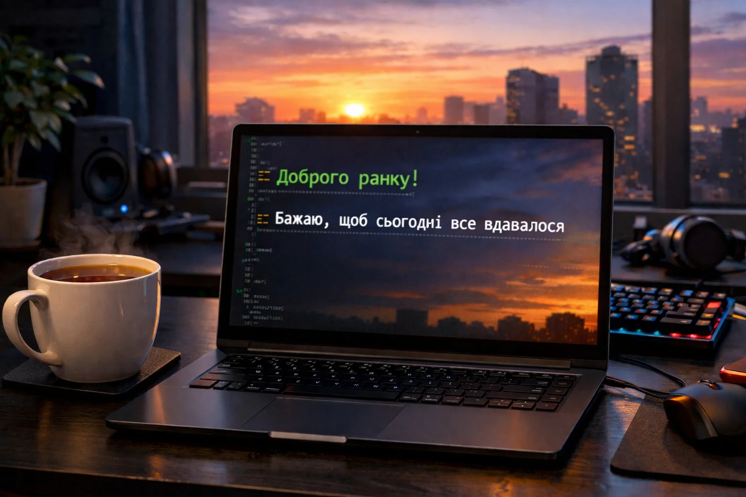 Привітання доброго ранку: душевні побажання та красиві картинки для гарного настрою