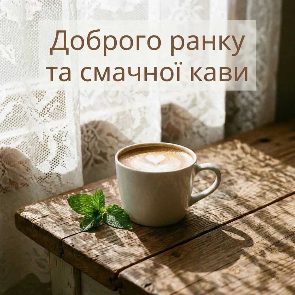 Привітання доброго ранку: душевні побажання та красиві картинки для гарного настрою