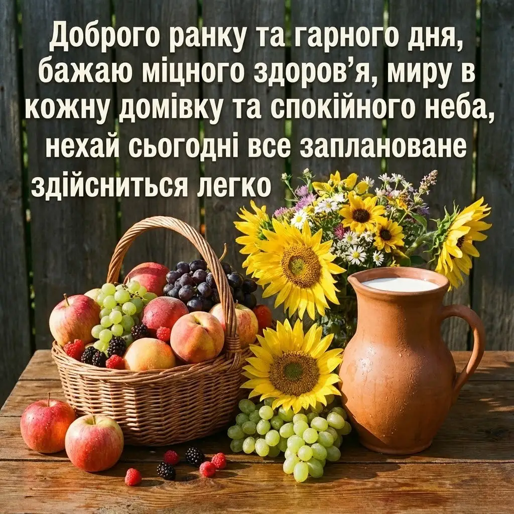 Доброго ранку та гарного дня: добірка душевних листівок та натхненних побажань для кожного