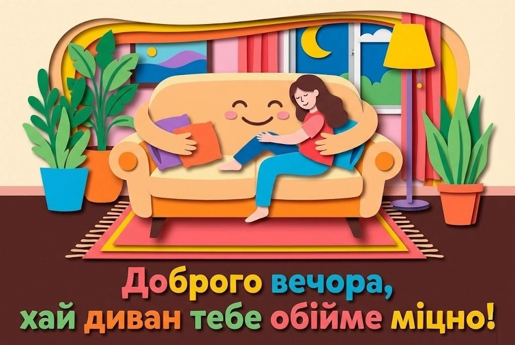 Листівки доброго вечора: найтепліші картинки та душевні побажання для затишного відпочинку