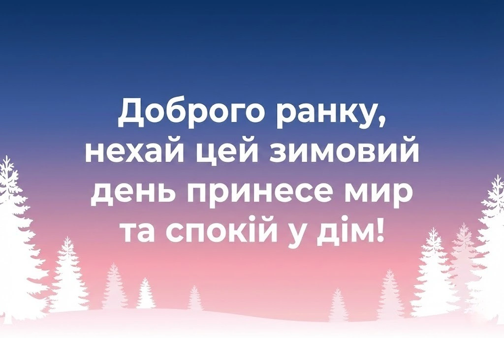 Доброго ранку та затишної зими: найкращі картинки для душевного привітання