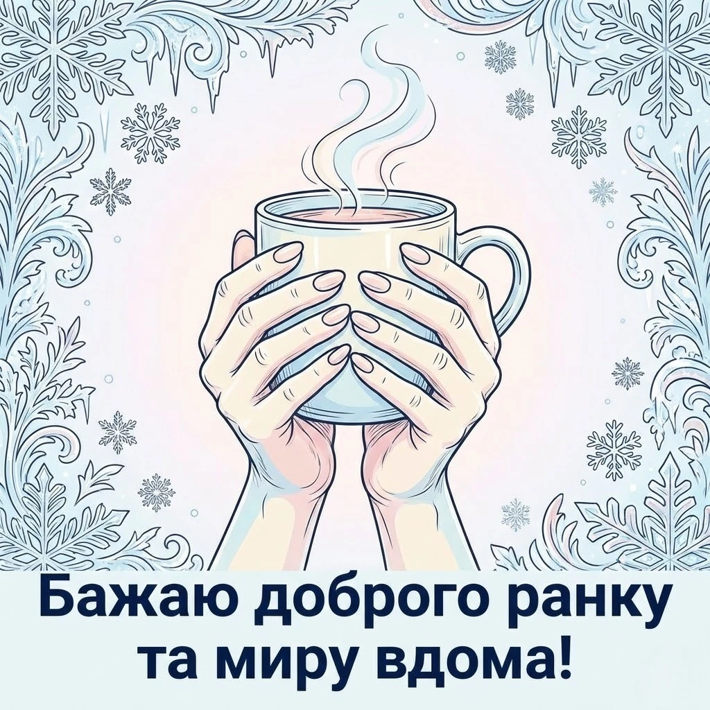 Доброго ранку та затишної зими: найкращі картинки для душевного привітання