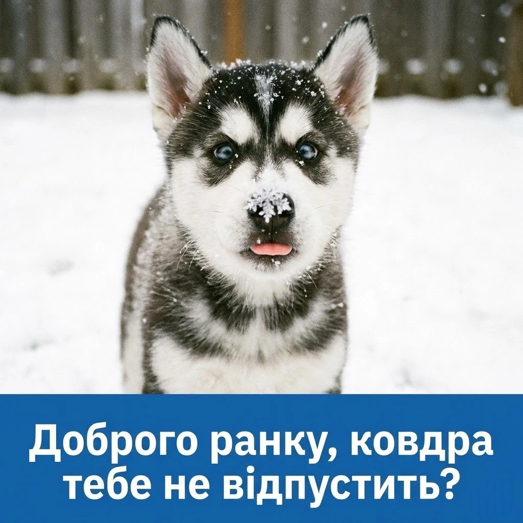 Доброго ранку та затишної зими: найкращі картинки для душевного привітання