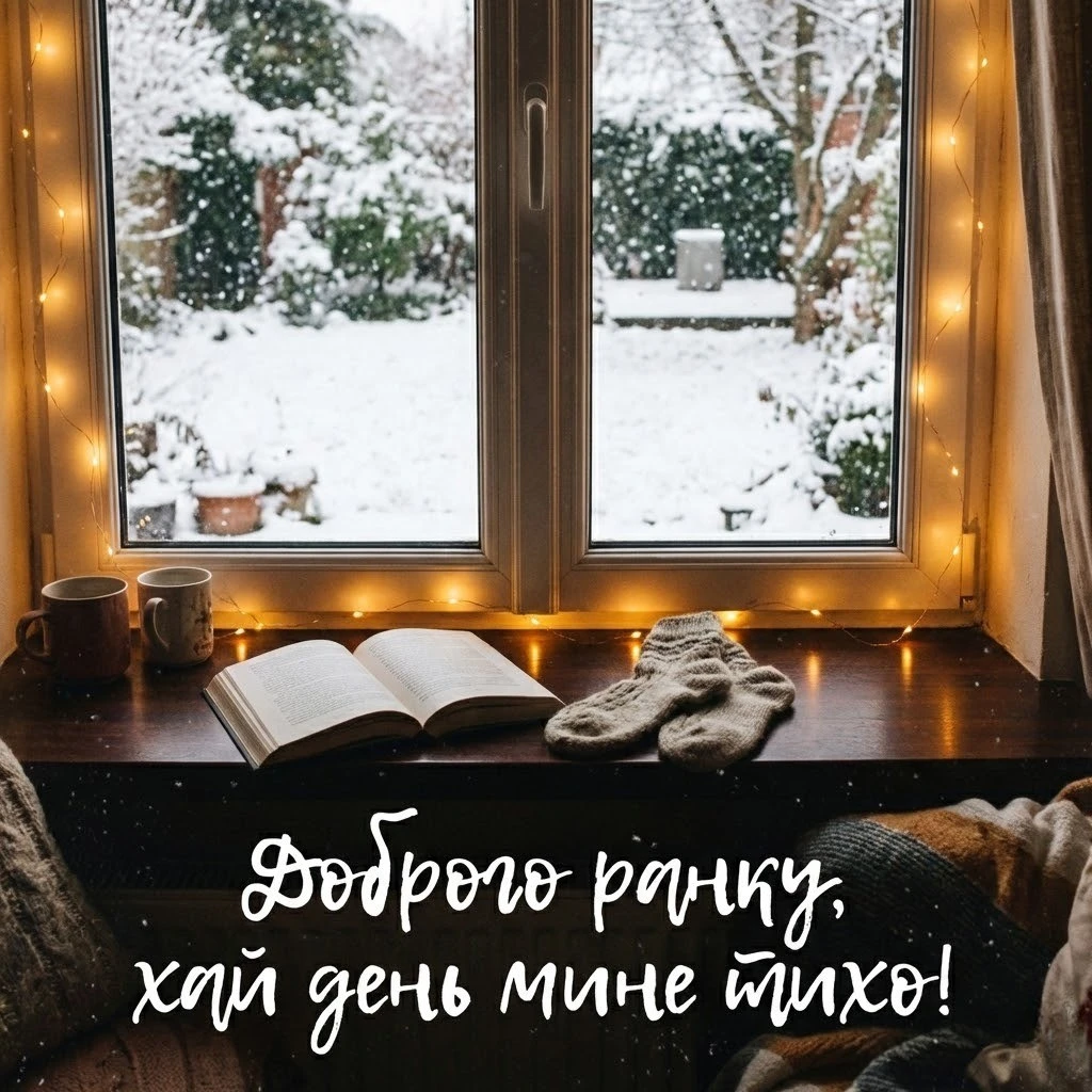 Доброго ранку та затишної зими: найкращі картинки для душевного привітання
