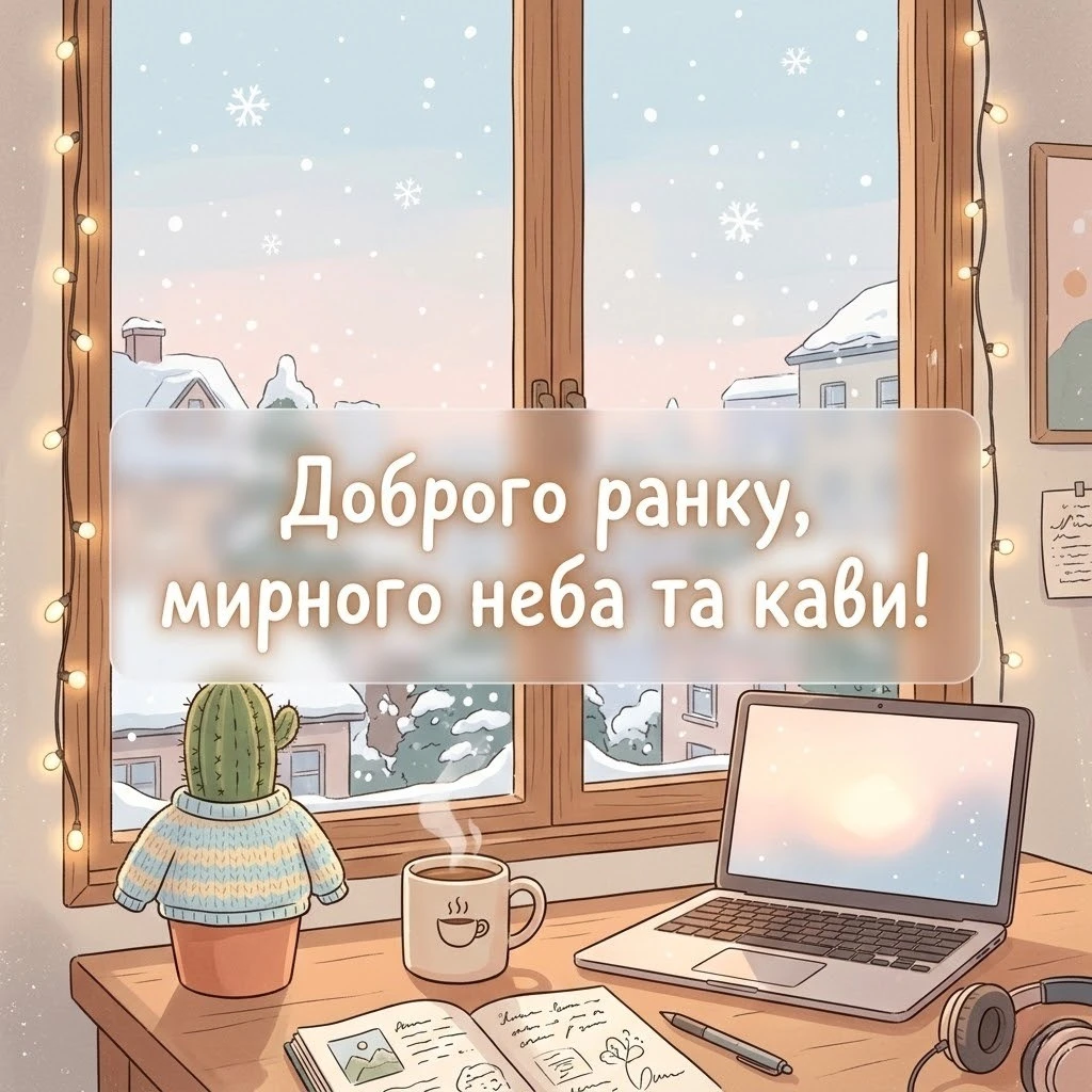 Доброго зимового ранку, мирного неба: душевні картинки та найкращі листівки для гарного настрою