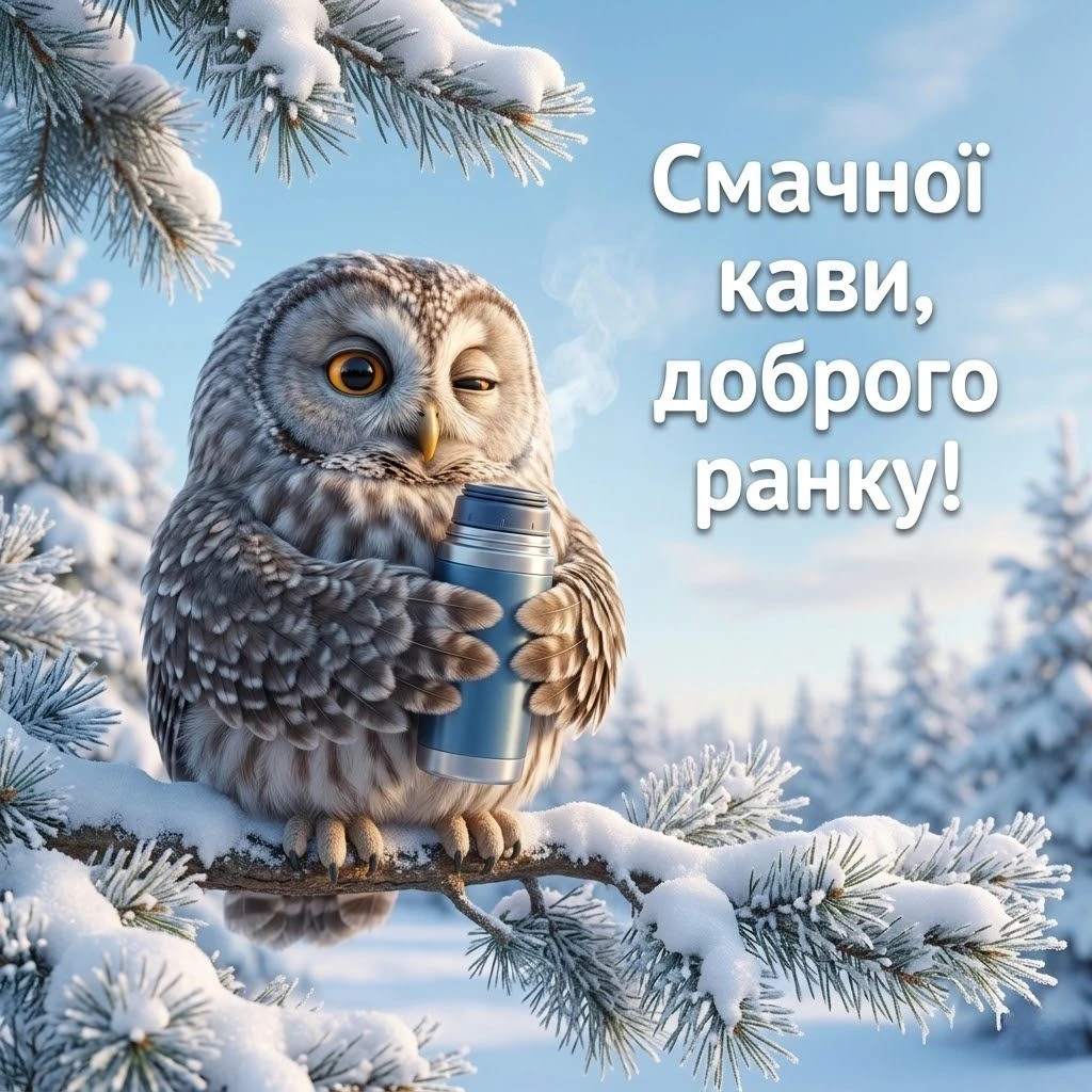 Доброго зимового ранку, мирного неба: душевні картинки та найкращі листівки для гарного настрою