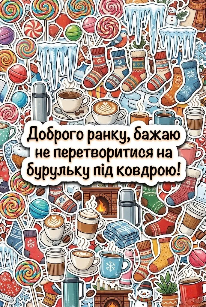 Прикольний доброго зимового ранку в картинках та кумедних листівках для найкращого настрою