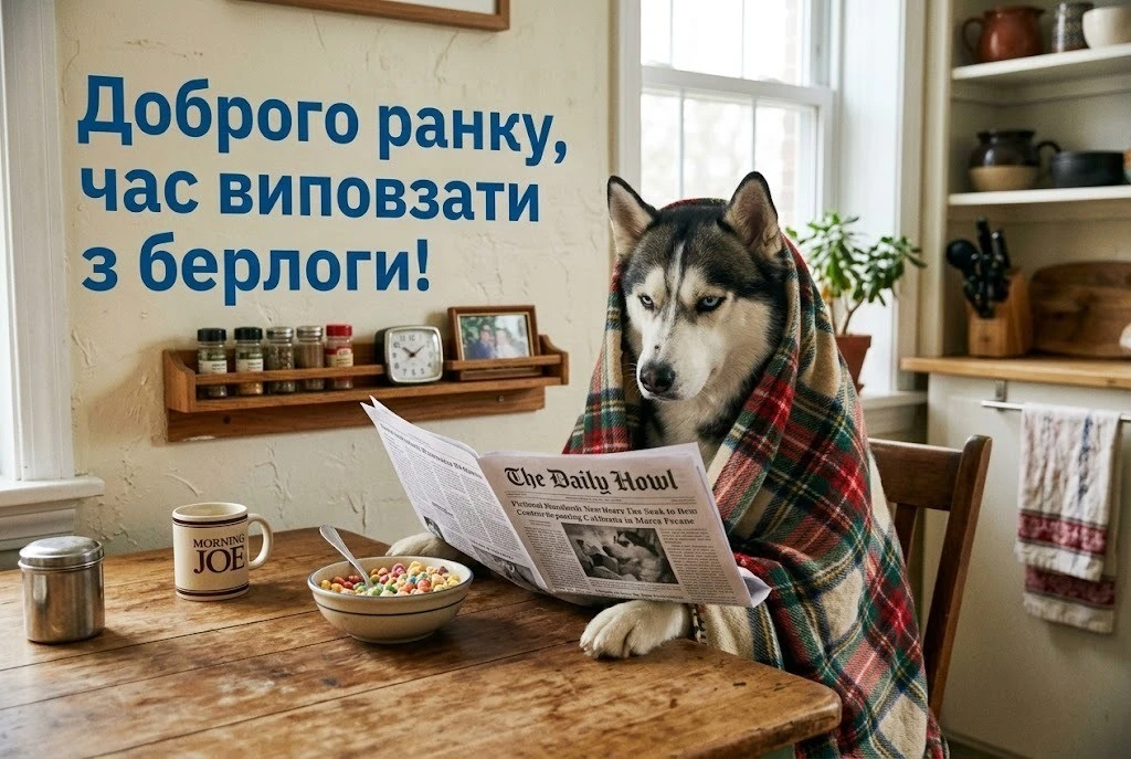 Прикольний доброго зимового ранку в картинках та кумедних листівках для найкращого настрою