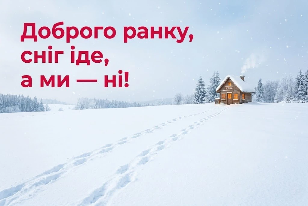 Прикольний доброго зимового ранку в картинках та кумедних листівках для найкращого настрою