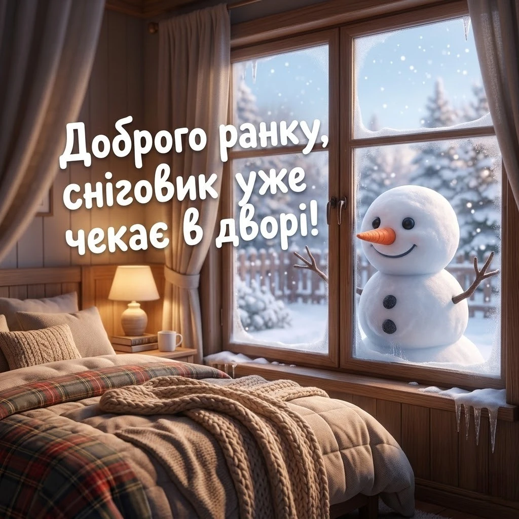 Прикольний доброго зимового ранку в картинках та кумедних листівках для найкращого настрою