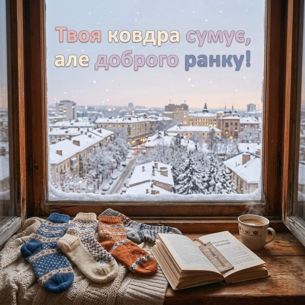 Прикольний доброго зимового ранку в картинках та кумедних листівках для найкращого настрою