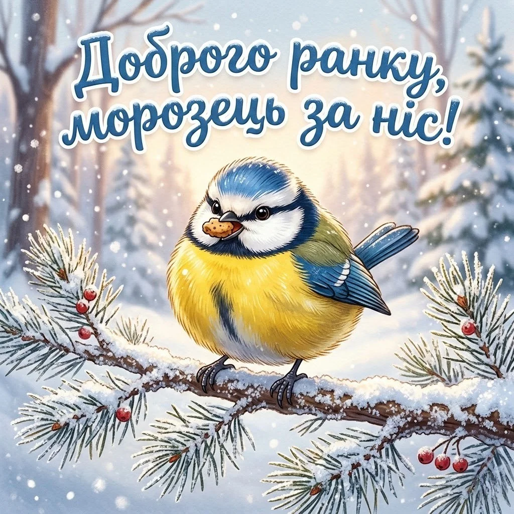Прикольний доброго зимового ранку в картинках та кумедних листівках для найкращого настрою