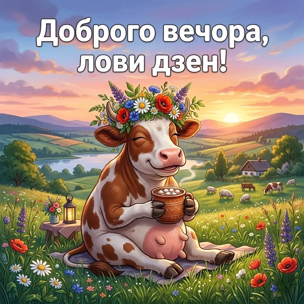 Доброго вечора вам: найкращі картинки та щирі побажання для затишного відпочинку
