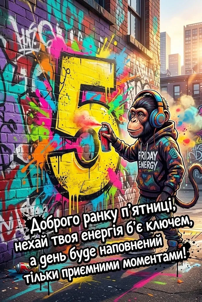 Доброго ранку п’ятниці з найкращими побажаннями та яскравими картинками для гарного настрою
