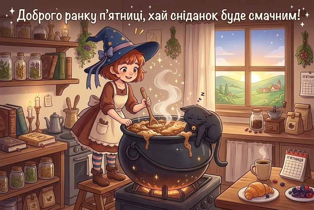 Доброго ранку п’ятниці з найкращими побажаннями та яскравими картинками для гарного настрою