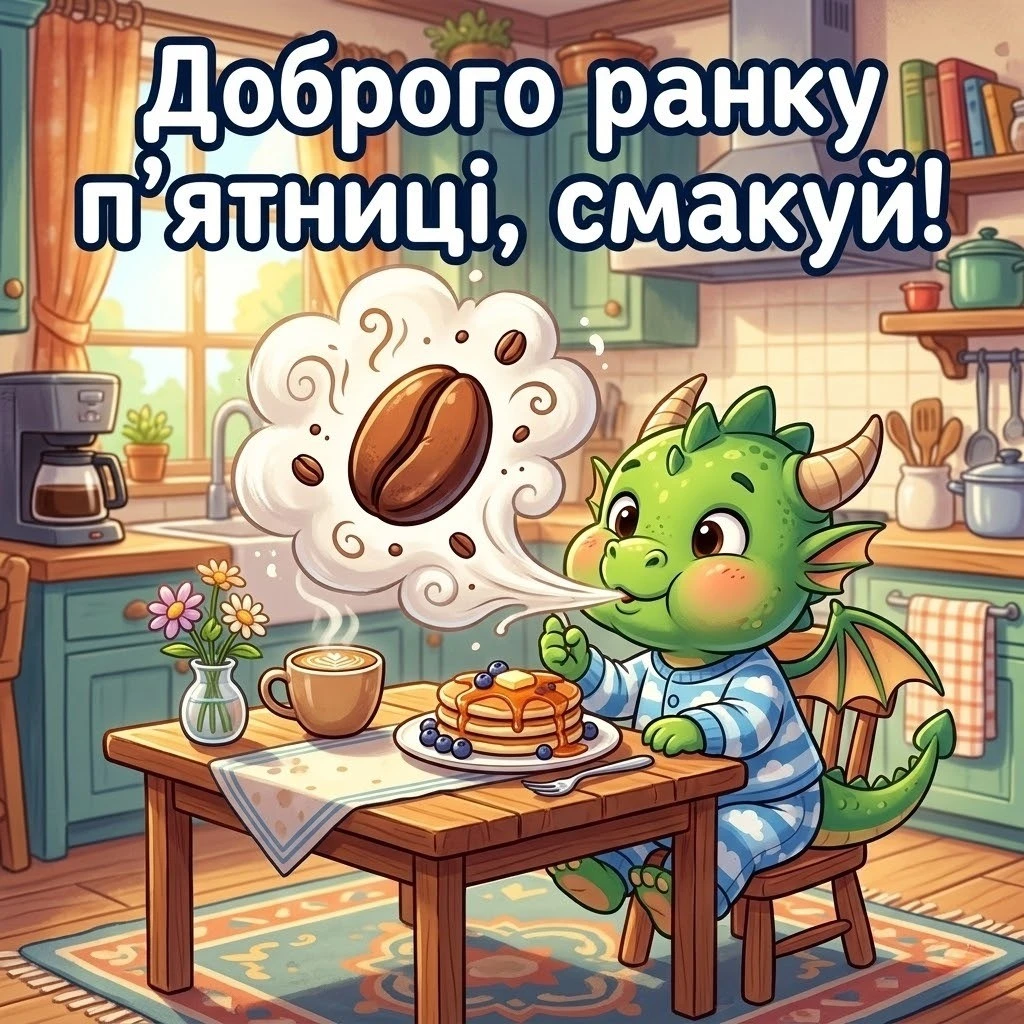 Доброго ранку п’ятниці з найкращими побажаннями та яскравими картинками для гарного настрою