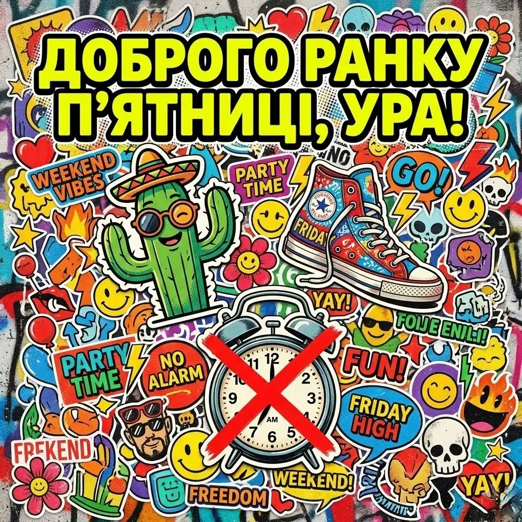 Доброго ранку п’ятниці з найкращими побажаннями та яскравими картинками для гарного настрою