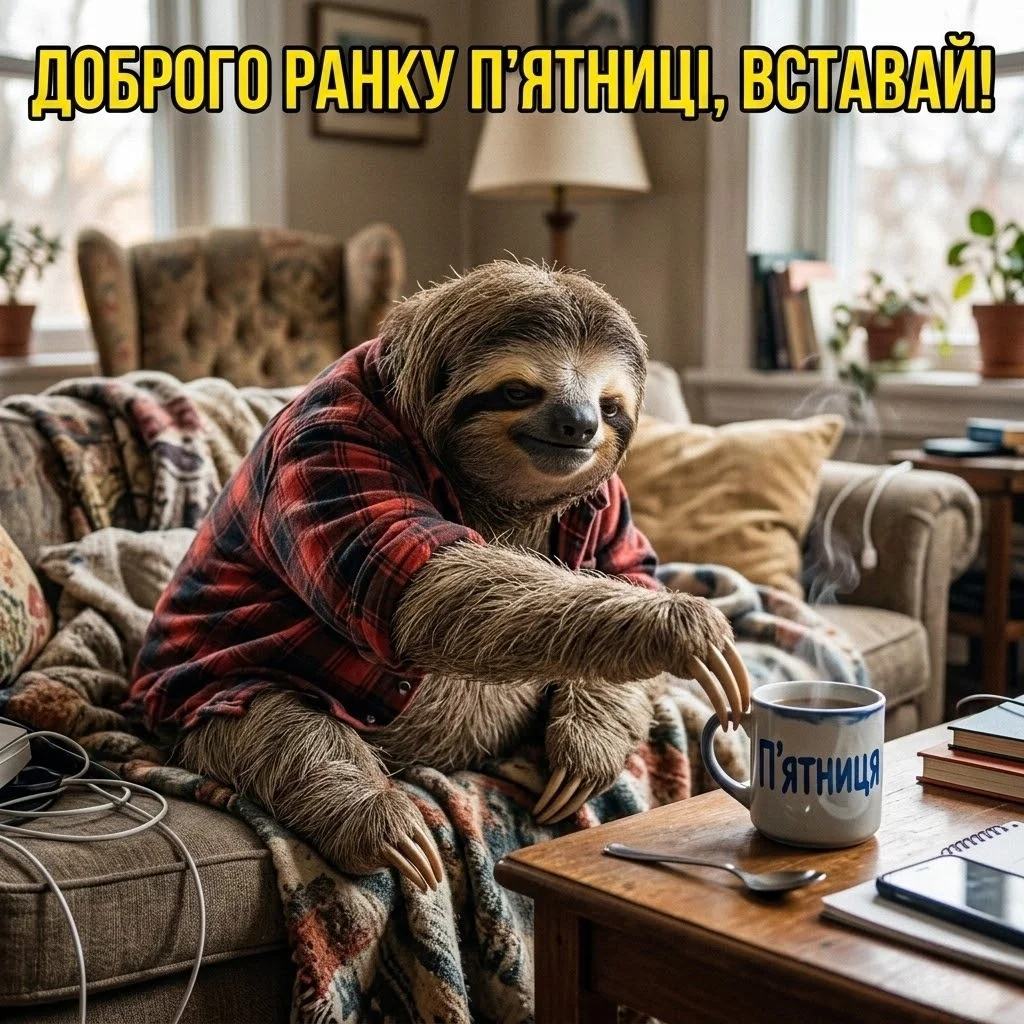 Доброго ранку п’ятниці з найкращими побажаннями та яскравими картинками для гарного настрою