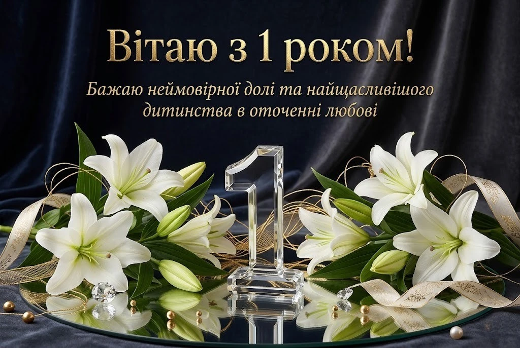 Що побажати малечі на її перший великий ювілей
