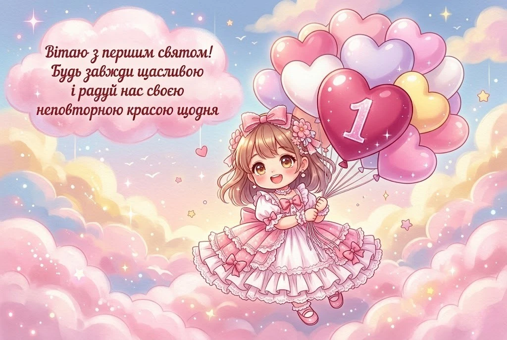 Що побажати малечі на її перший великий ювілей