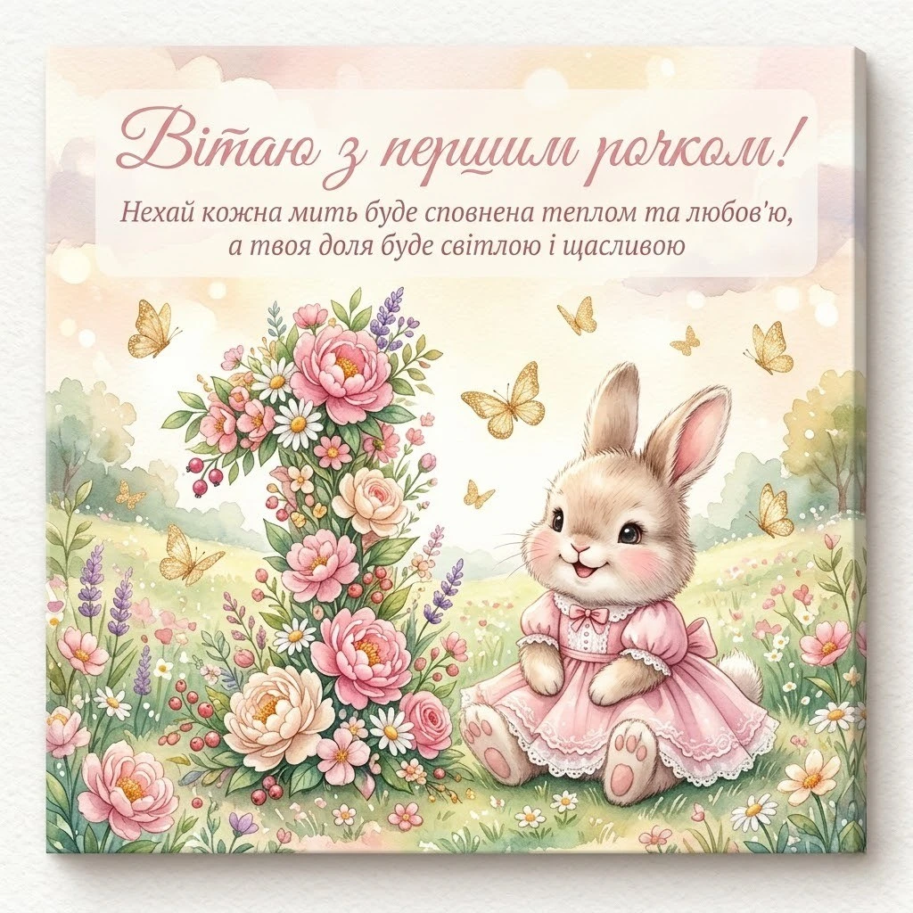Що побажати малечі на її перший великий ювілей