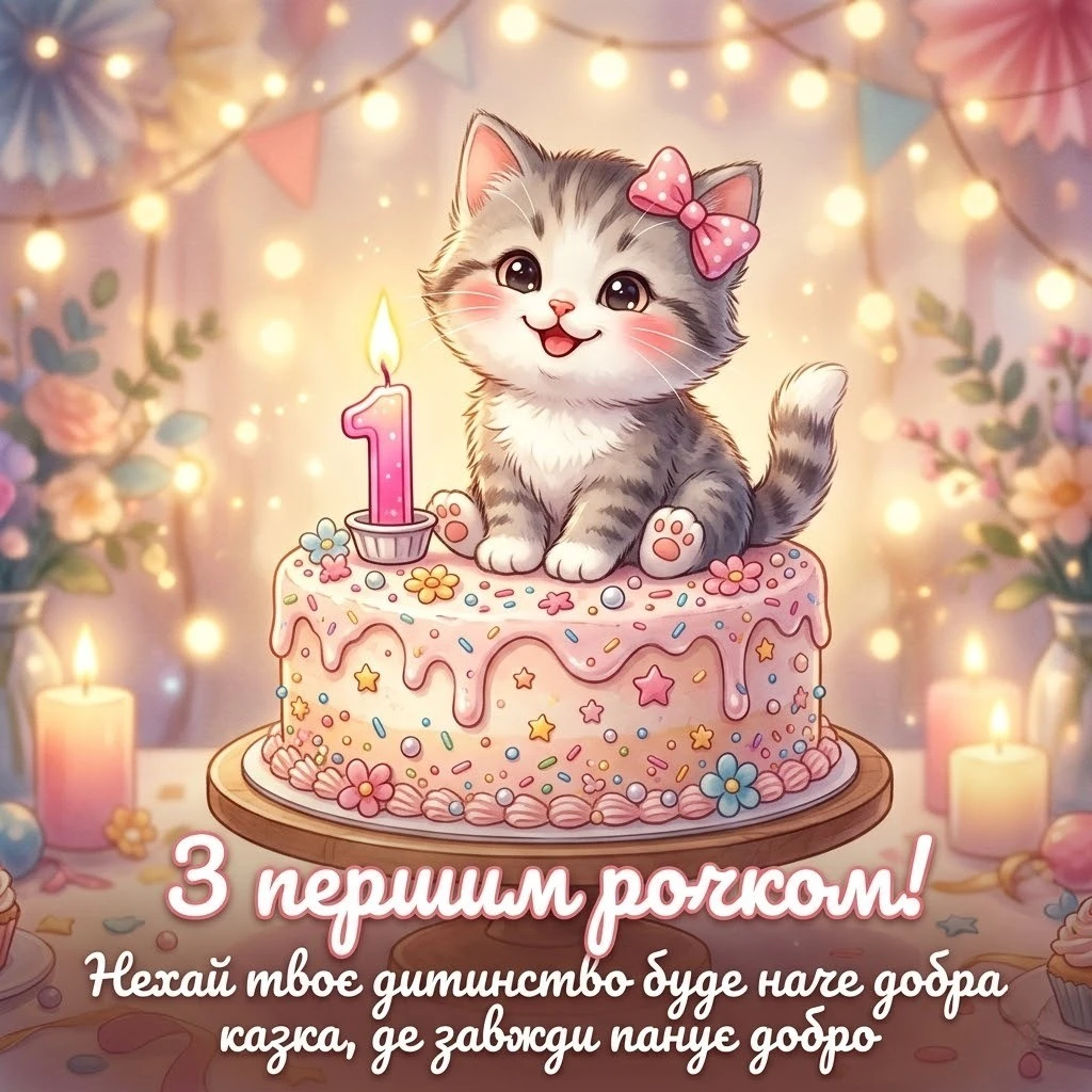 Що побажати малечі на її перший великий ювілей