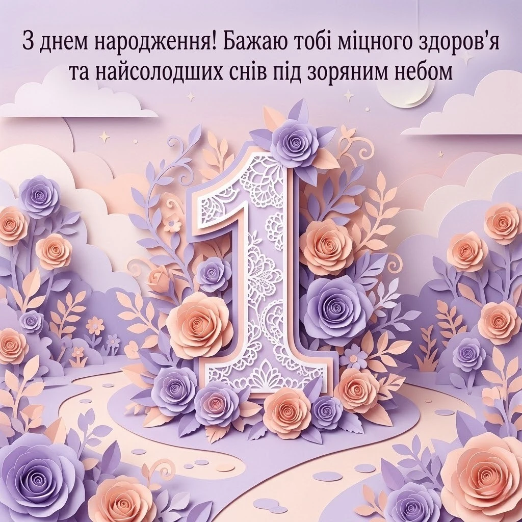 Що побажати малечі на її перший великий ювілей