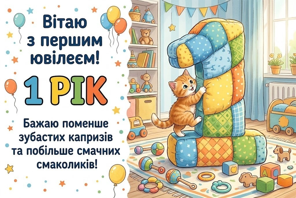 Добірка привітань з днем народження сина на 1 рік на будь-який смак
