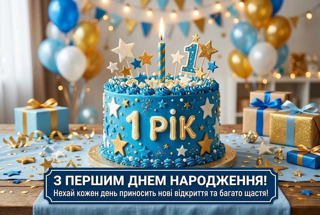 Добірка привітань з днем народження сина на 1 рік на будь-який смак