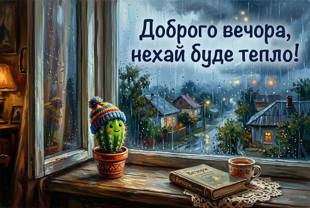 Доброго затишного вечора: найкращі картинки та душевні листівки для гарного настрою
