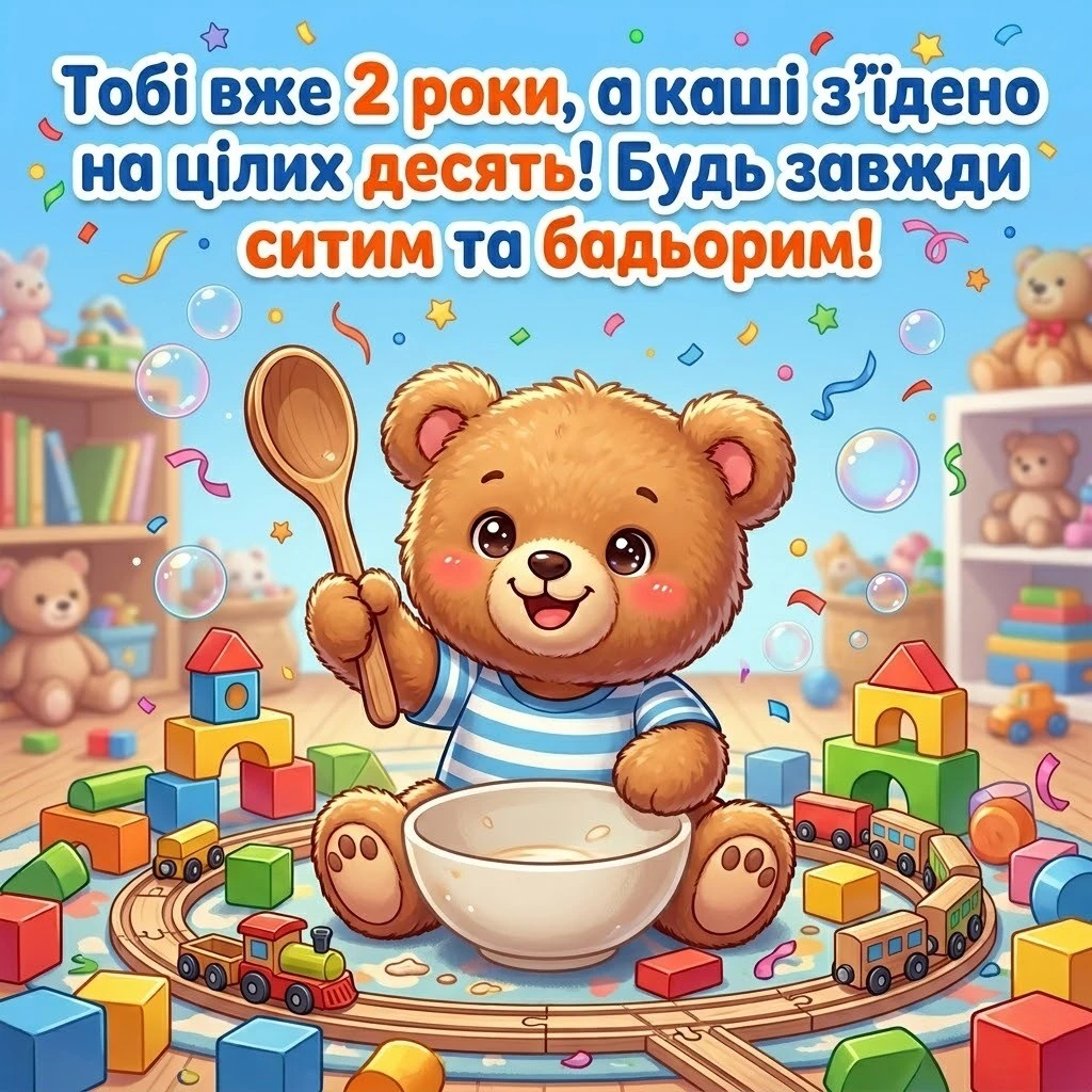 З днем народження на 2 роки: зворушливі побажання для хлопчиків та дівчаток