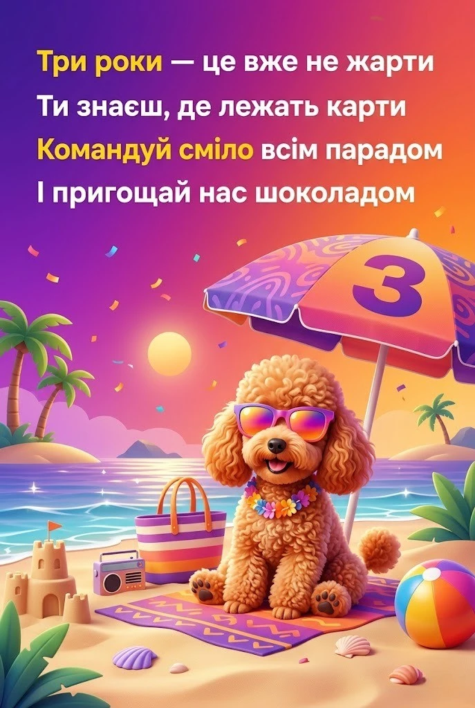 3 роки маленькій зірочці: найтепліші привітання та побажання для донечки